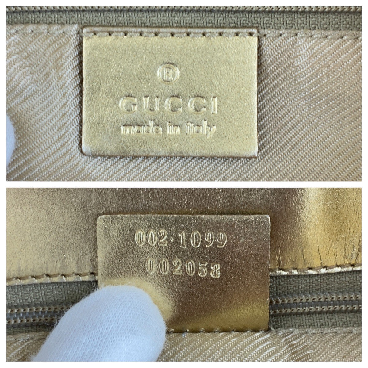 18498
GUCCI グッチ ゴールド ゴールド金具 GGキャンバス / レザー 002 1099 ショルダーバッグ トートバッグ レディース AB36