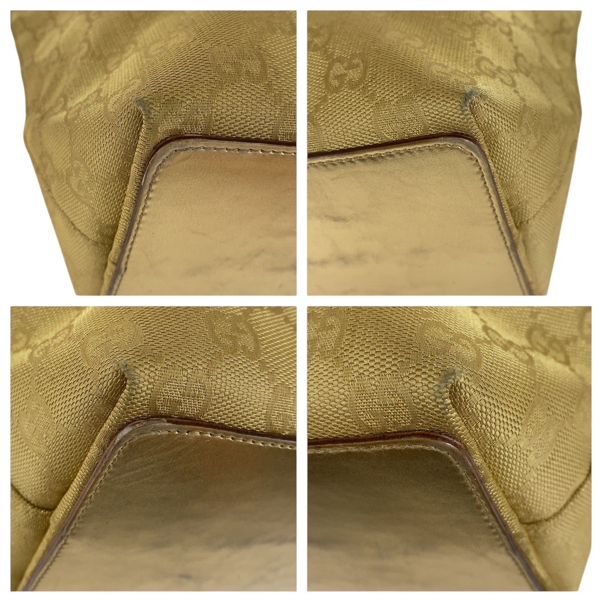 18498
GUCCI グッチ ゴールド ゴールド金具 GGキャンバス / レザー 002 1099 ショルダーバッグ トートバッグ レディース AB36