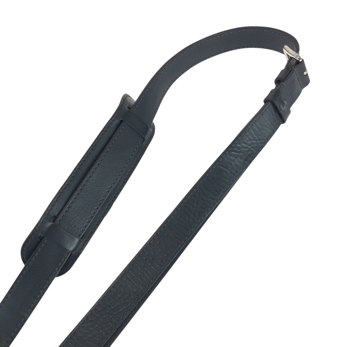 18501
LOUIS VUITTON ルイヴィトン グレー シルバー金具 レザー ショルダーストラップのみ  メンズ AB21