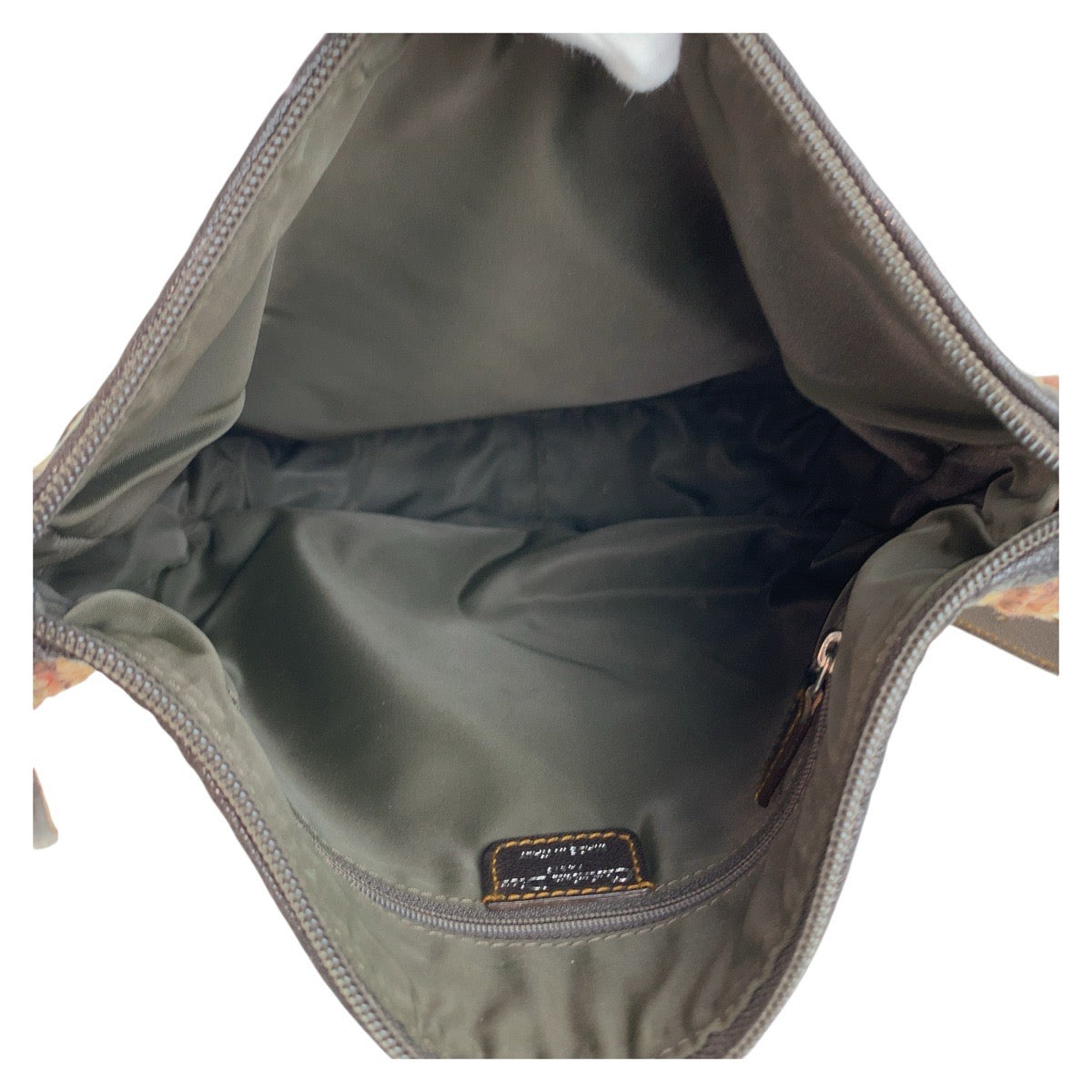 18519
Christian Dior クリスチャンディオール ヴィンテージ トロッター ベージュ ブラウン シルバー金具 キャンバス / レザー ショルダーバッグ メッセンジャーバッグ レディース AB52