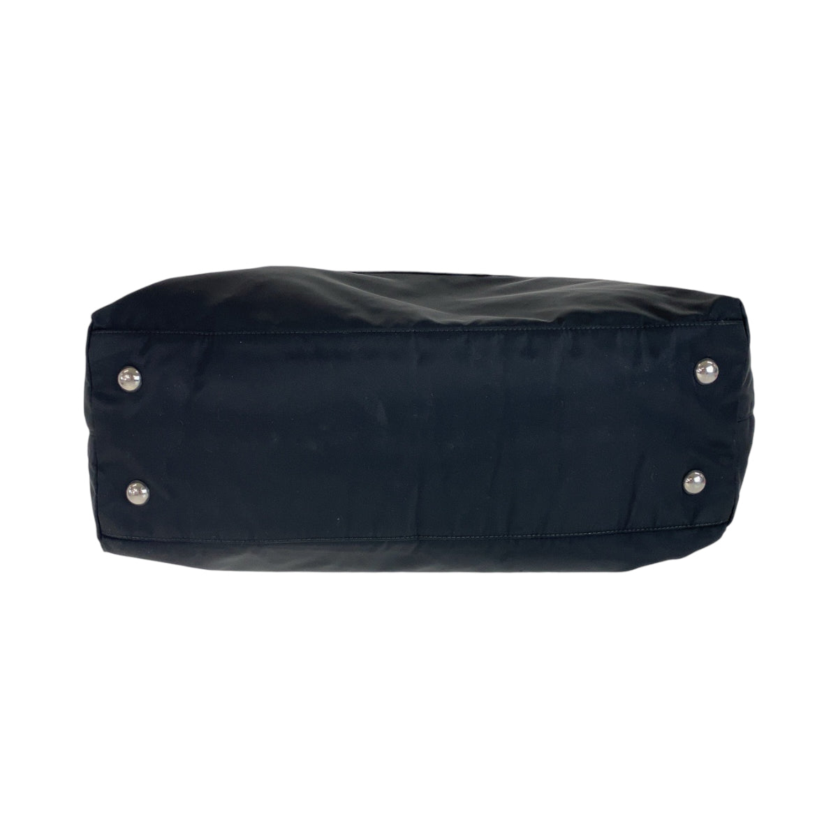 18523
PRADA プラダ テスート ロゴ型押し ブラック 黒 シルバー金具 ナイロン BN1105 トートバッグ ショルダーバッグ 2way レディース AB48