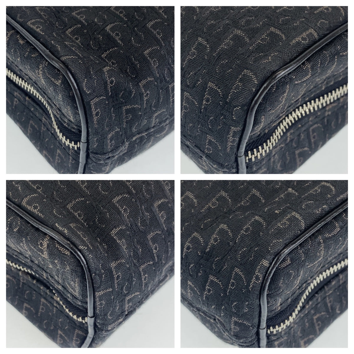 18526
Dior ディオール トロッター オブリーク ストリートシック ブラック シルバー金具 キャンバス / レザー MC0053 ハンドバッグ バニティバッグ レディース ABP48