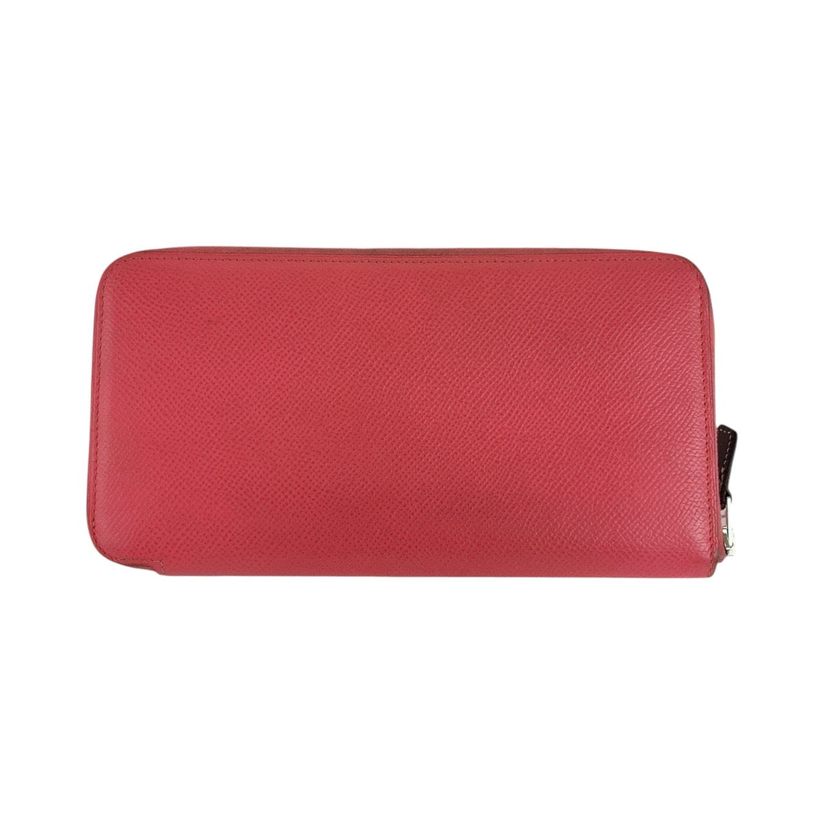 18528
HERMES Azap Long Silk'in Rose Azalee Pink Silver Hardware Veau Epsom Long Wallet C-engraved Ladies AB40