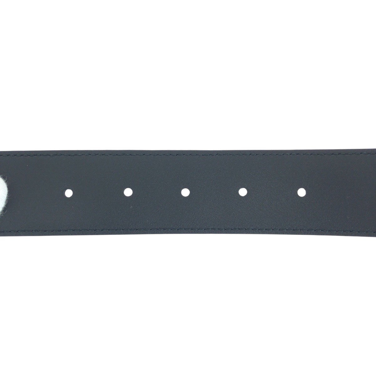 18548
GUCCI グッチ インターロッキング 75cm/30インチ ブラック 黒 ゴールド金具 レザー 370543 ベルト 男女兼用  メンズ A40