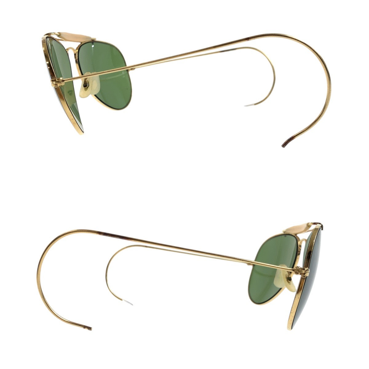 18562
Ray-Ban レイバン ヴィンテージ ボシュロム アビエーター ゴールド メタル 58◻︎14 サングラス 男女兼用 ティアドロップ メンズ AB10