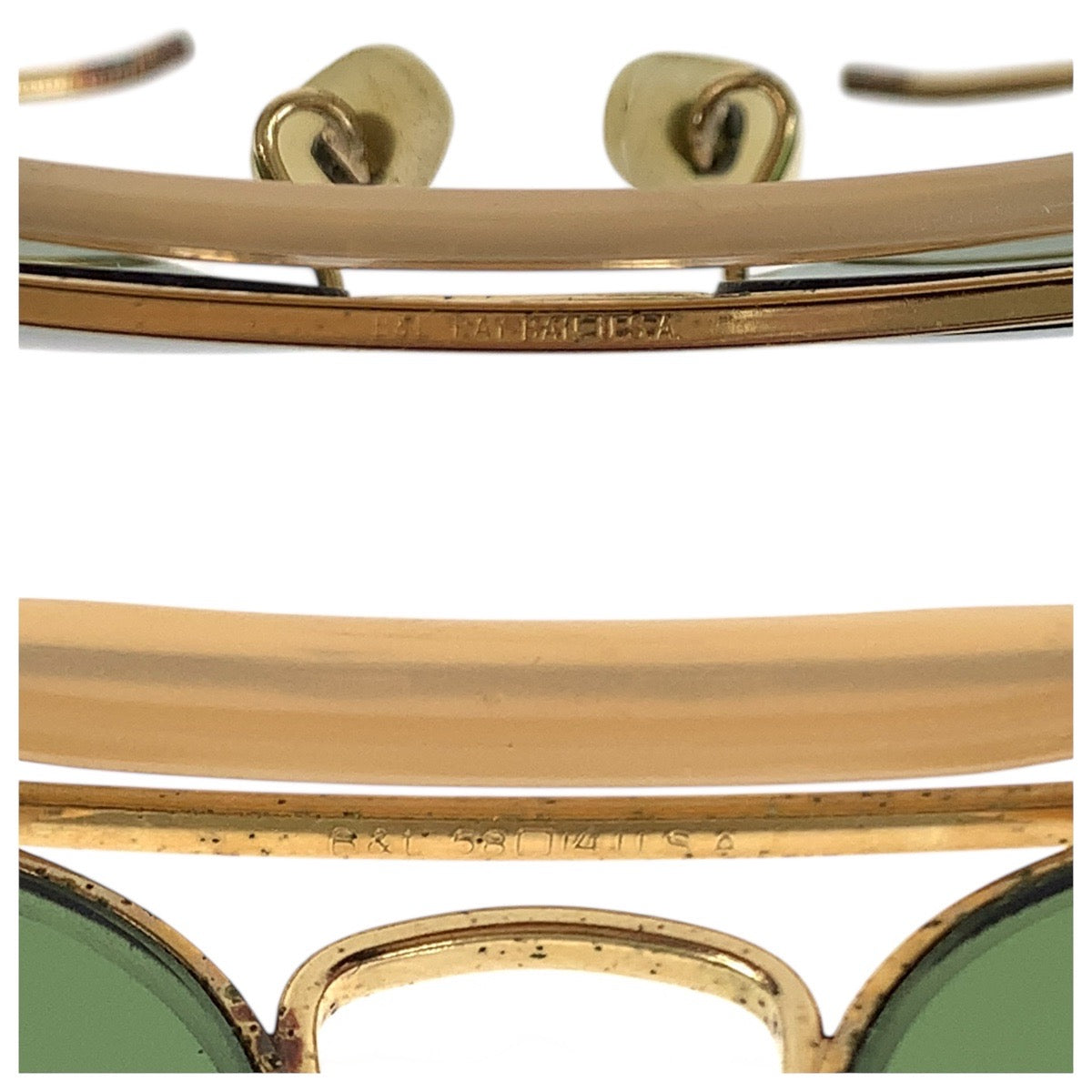 18562
Ray-Ban レイバン ヴィンテージ ボシュロム アビエーター ゴールド メタル 58◻︎14 サングラス 男女兼用 ティアドロップ メンズ AB10