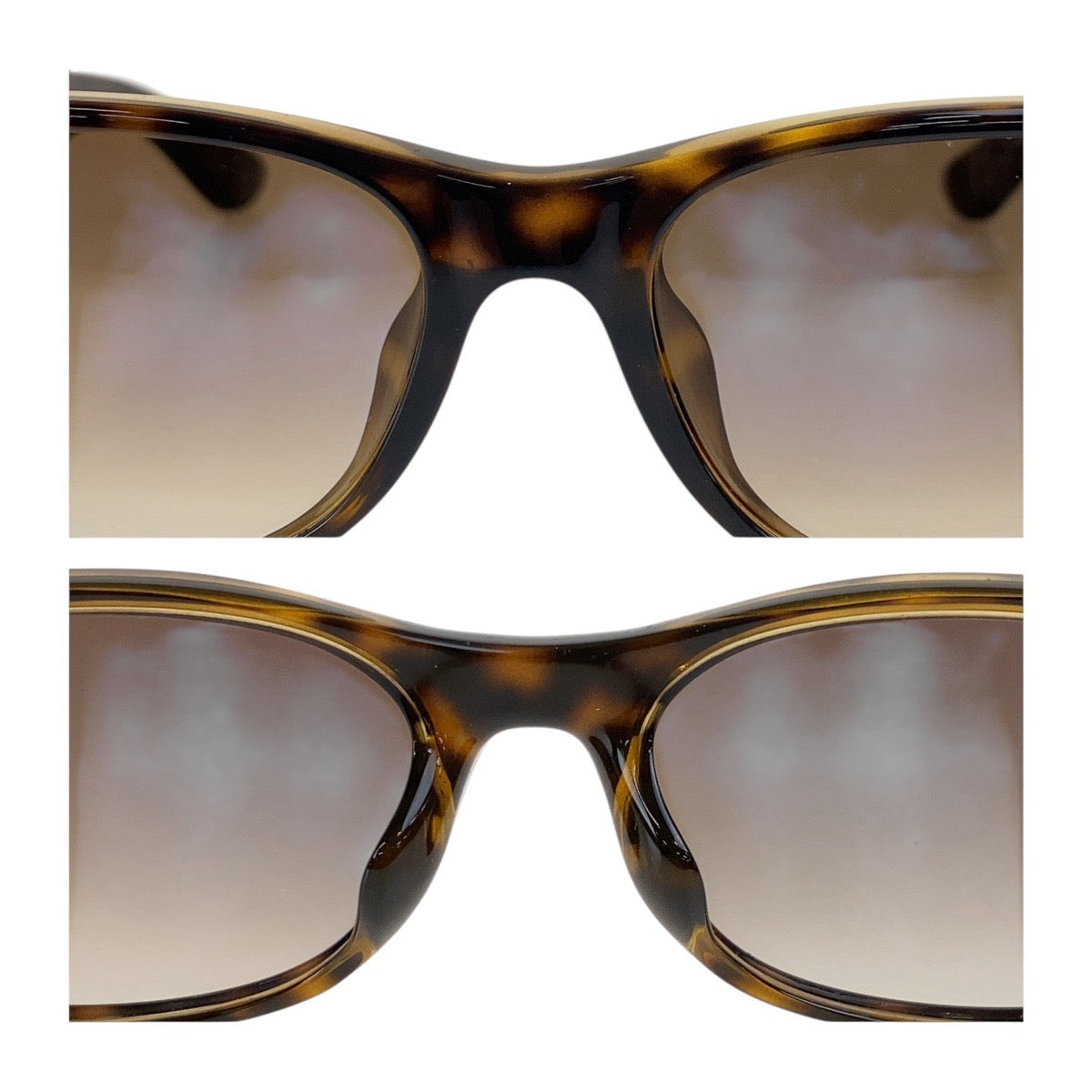 18563
Ray-Ban レイバン NEW WAYFARER ブラウン シルバー金具 プラスチック RB2132-F 710/51 55□18 2N サングラス ウェリントン  メンズ AB10