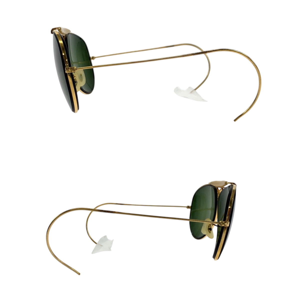 18564
Ray-Ban レイバン ヴィンテージ シューター ゴールド グリーン チタン サングラス ティアドロップ  メンズ AB10