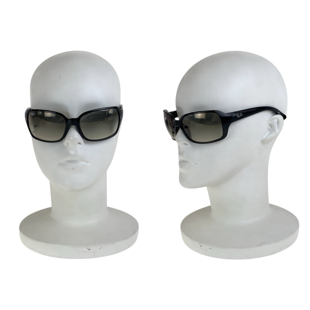 18565
Ray-Ban レイバン ブラック 黒 シルバー金具 プラスチック RB 4068 601/32 2N サングラス スクエア  メンズ ABP10