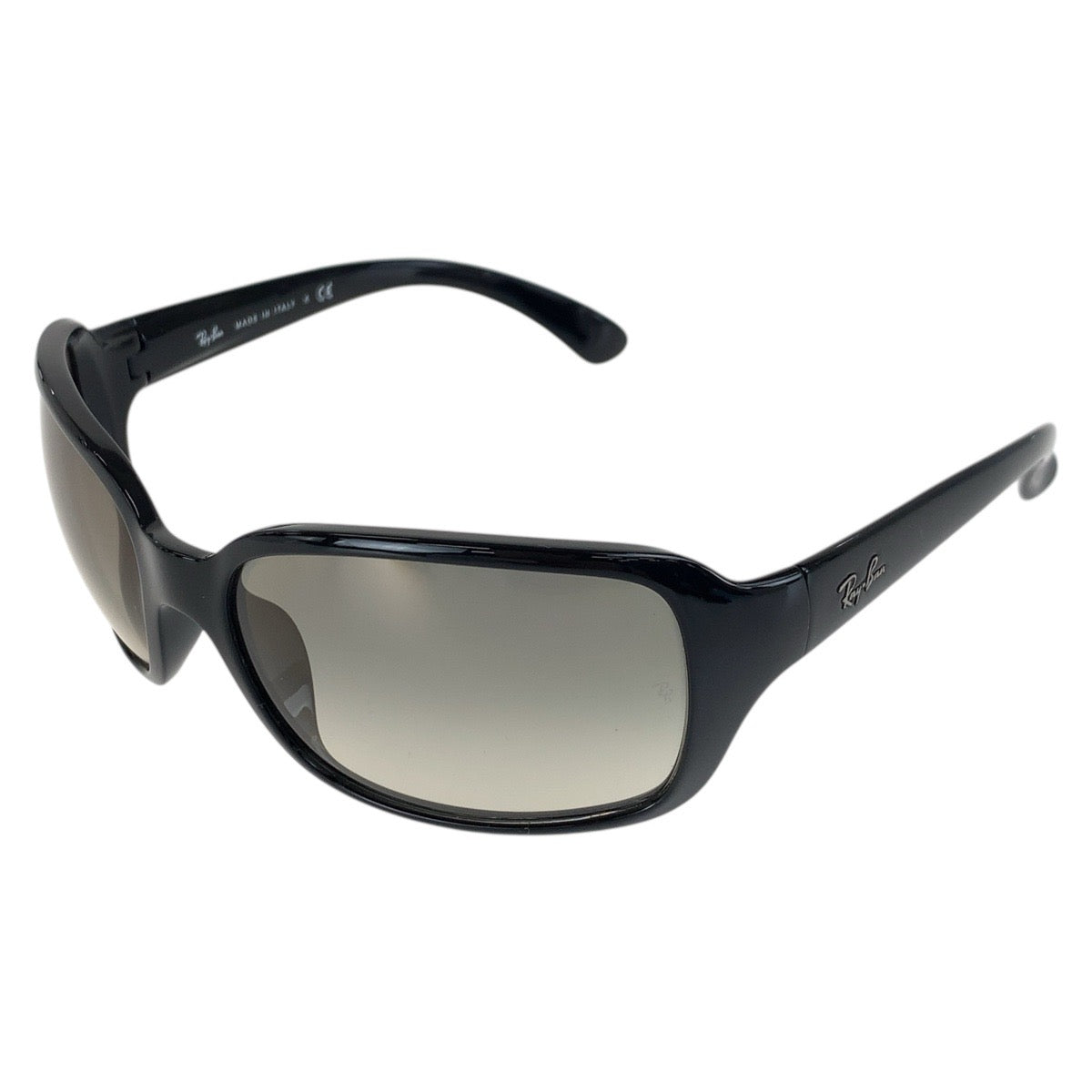 18565
Ray-Ban レイバン ブラック 黒 シルバー金具 プラスチック RB 4068 601/32 2N サングラス スクエア  メンズ ABP10