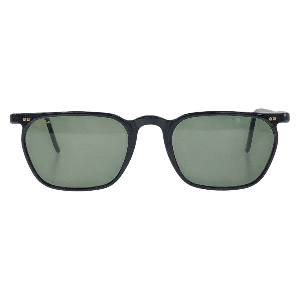 18567
Ray-Ban レイバン ヴィンテージ B&L RAY-BAN U.S.A グリーン ブラック ゴールド金具 プラスチック サングラス ウェリントン  メンズ AB12
