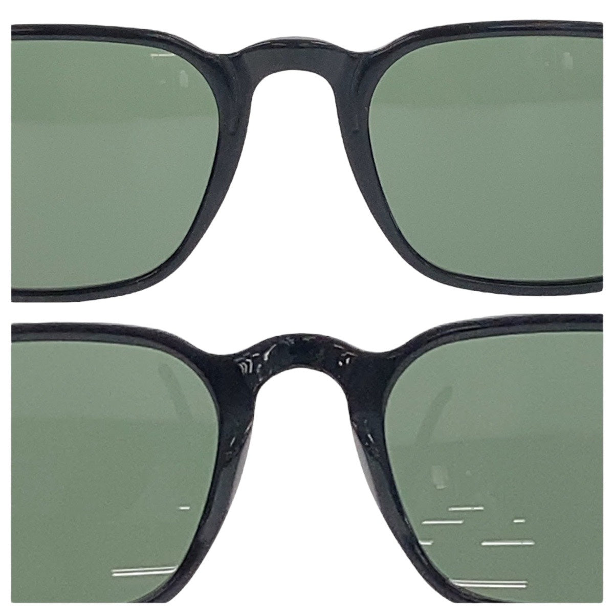 18567
Ray-Ban レイバン ヴィンテージ B&L RAY-BAN U.S.A グリーン ブラック ゴールド金具 プラスチック サングラス ウェリントン  メンズ AB12