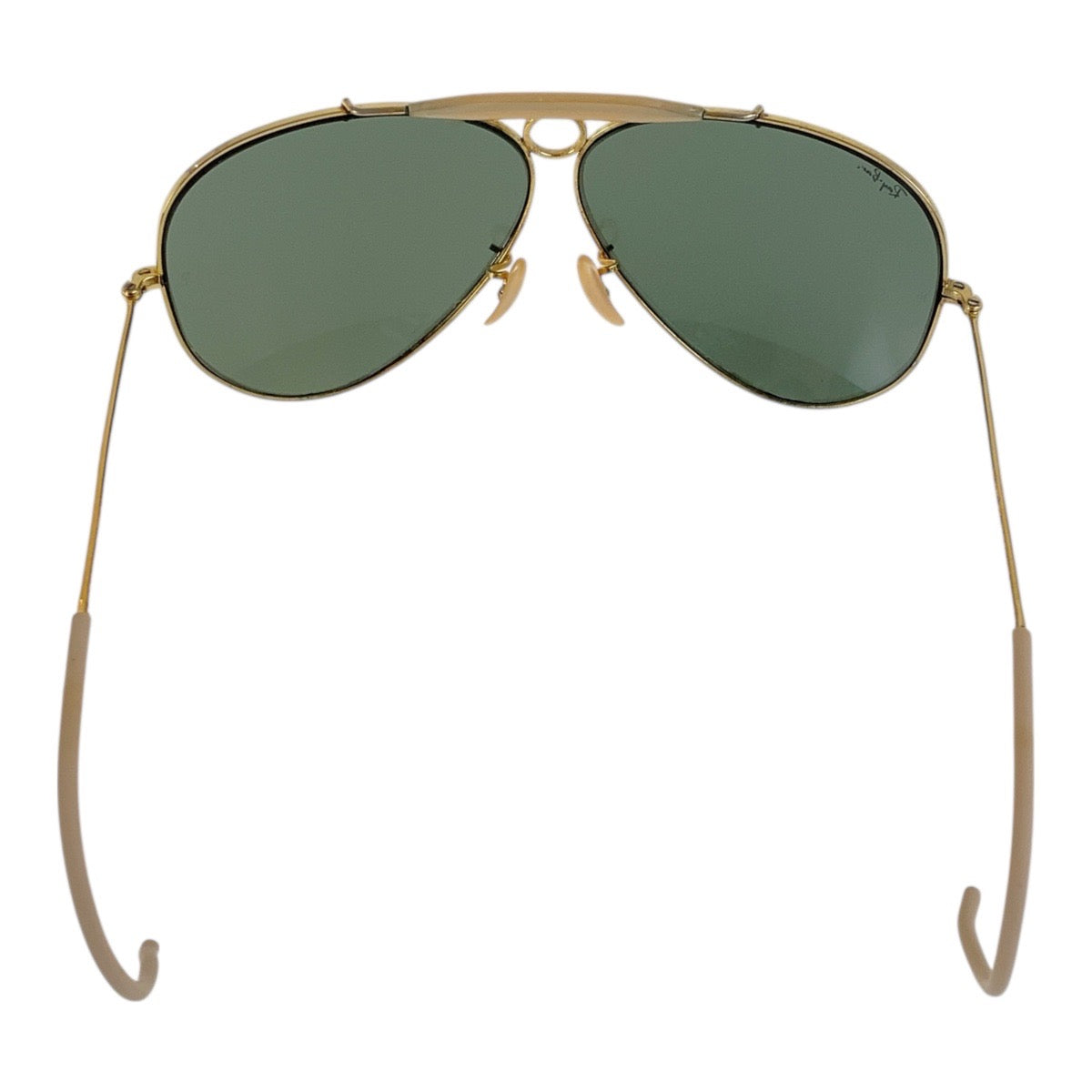 18569
Ray-Ban レイバン ヴィンテージ B&L RAY-BAN U.S.A グリーン ゴールド金具 ガラス / メタル サングラス ティアドロップ  メンズ AB12