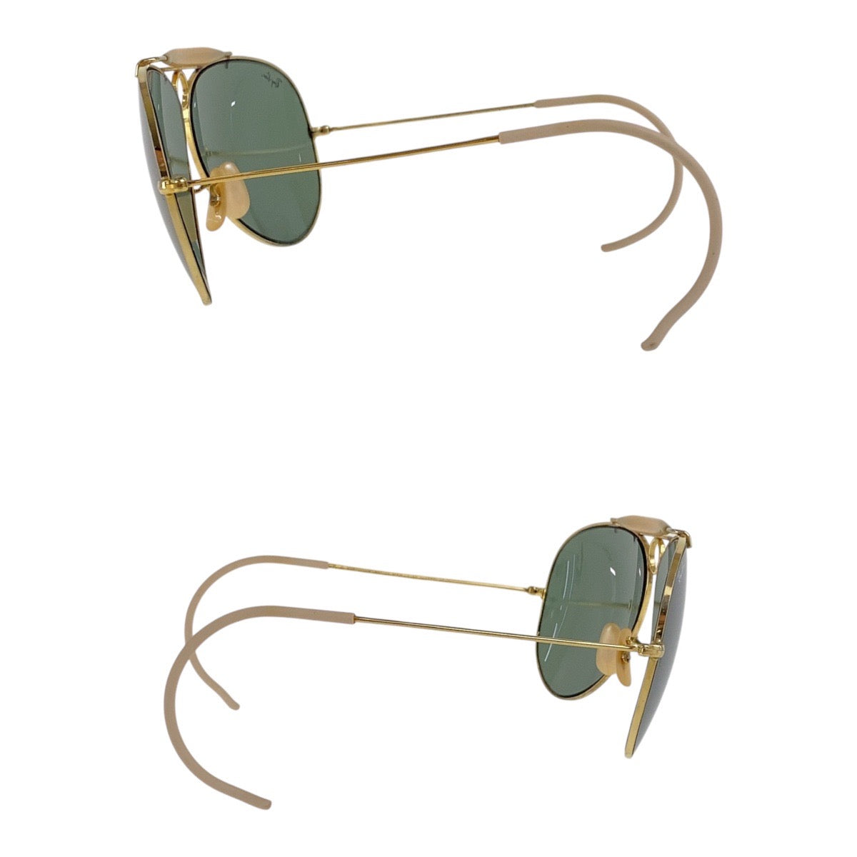 18569
Ray-Ban レイバン ヴィンテージ B&L RAY-BAN U.S.A グリーン ゴールド金具 ガラス / メタル サングラス ティアドロップ  メンズ AB12