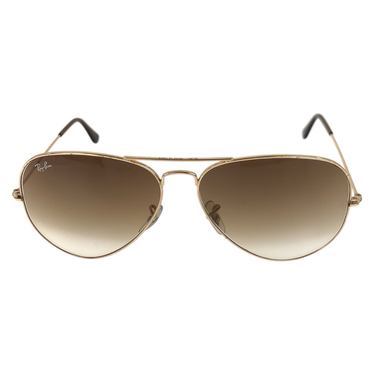 18570
Ray-Ban レイバン アビエーター ゴールド ブラウン メタル 62◻︎14 サングラス 男女兼用 ティアドロップ  メンズ ABP12