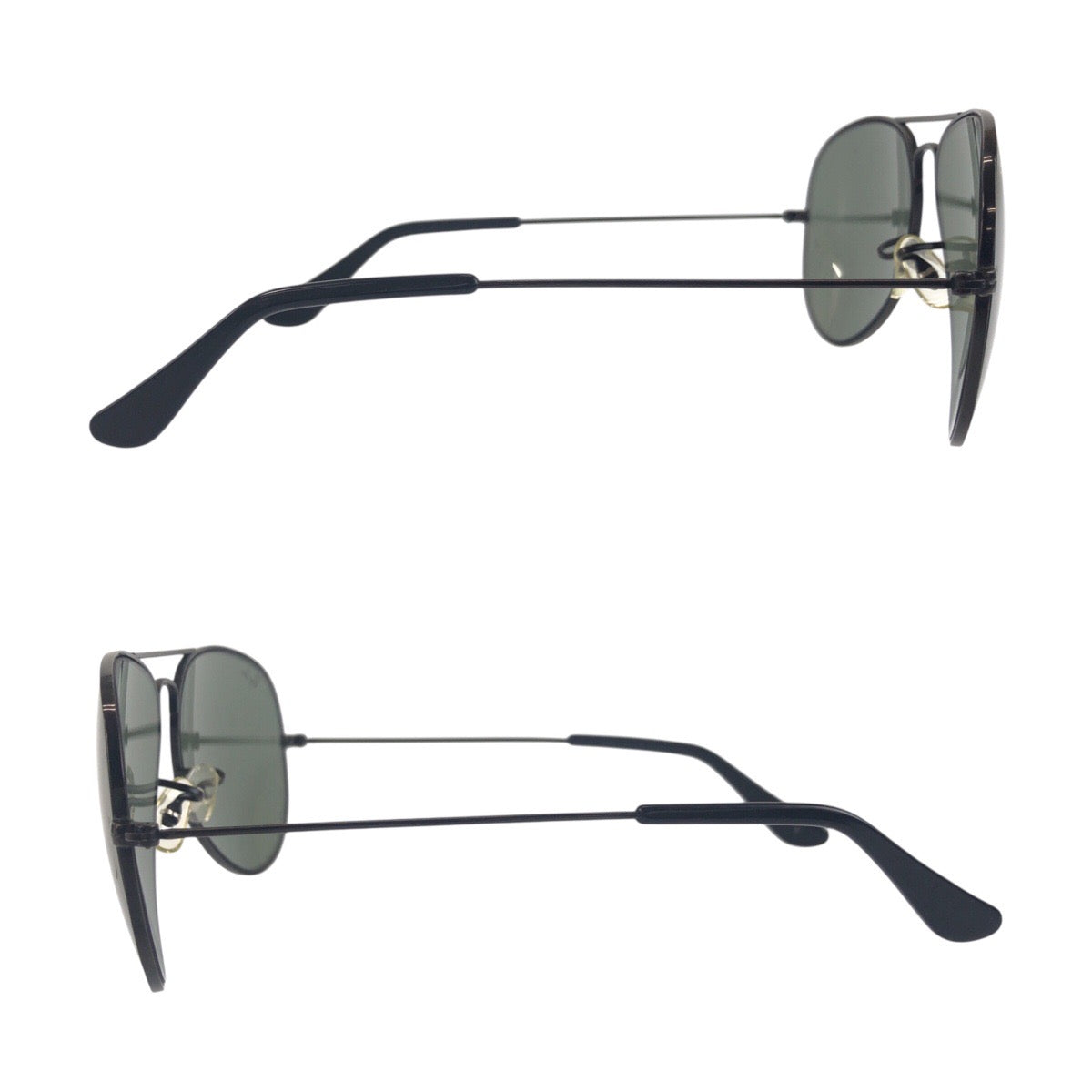 18571
Ray-Ban レイバン ヴィンテージ ボシュロム アビエーター ブラック 黒 メタル 58◻︎14 サングラス 男女兼用 ティアドロップ  メンズ AB12