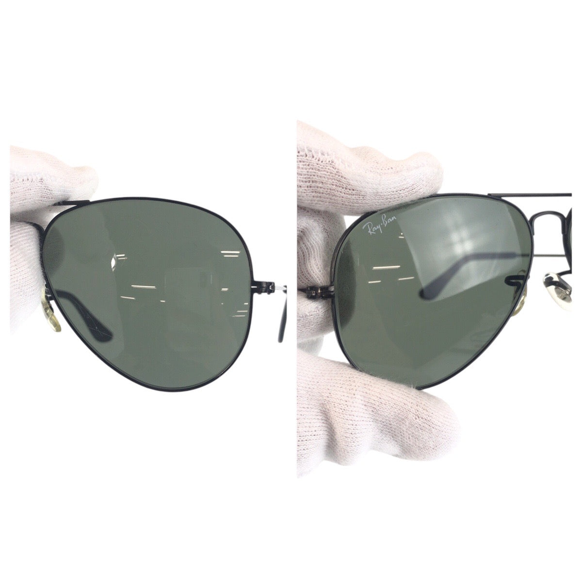 18571
Ray-Ban レイバン ヴィンテージ ボシュロム アビエーター ブラック 黒 メタル 58◻︎14 サングラス 男女兼用 ティアドロップ  メンズ AB12