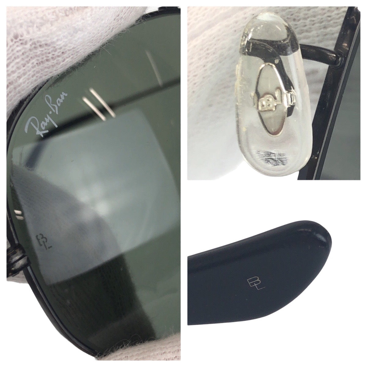 18571
Ray-Ban レイバン ヴィンテージ ボシュロム アビエーター ブラック 黒 メタル 58◻︎14 サングラス 男女兼用 ティアドロップ  メンズ AB12