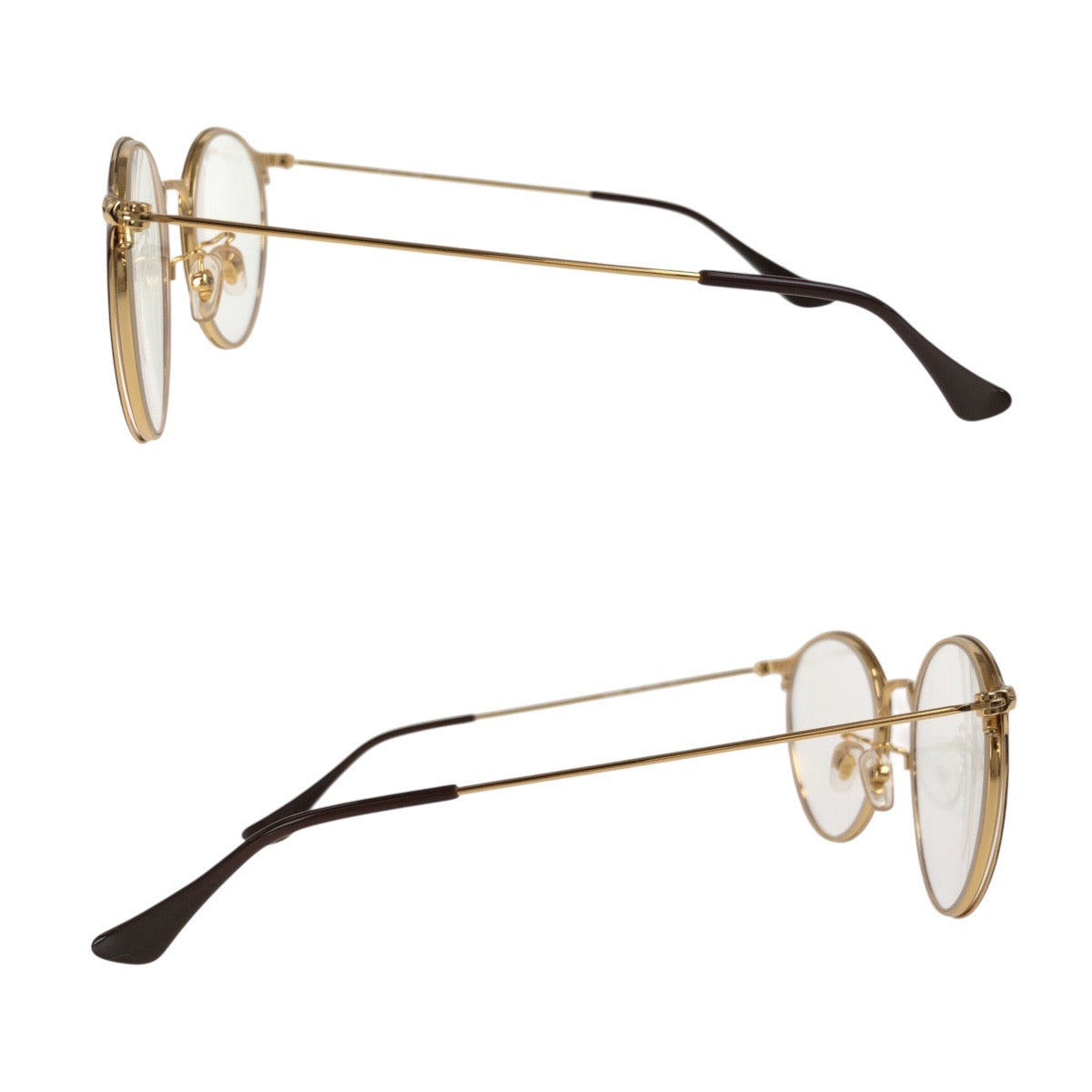 18572
Ray-Ban レイバン ブラウン ゴールド メタル RB6378F 2905 51◻︎21 145 メガネ 男女兼用  レディース ABP10