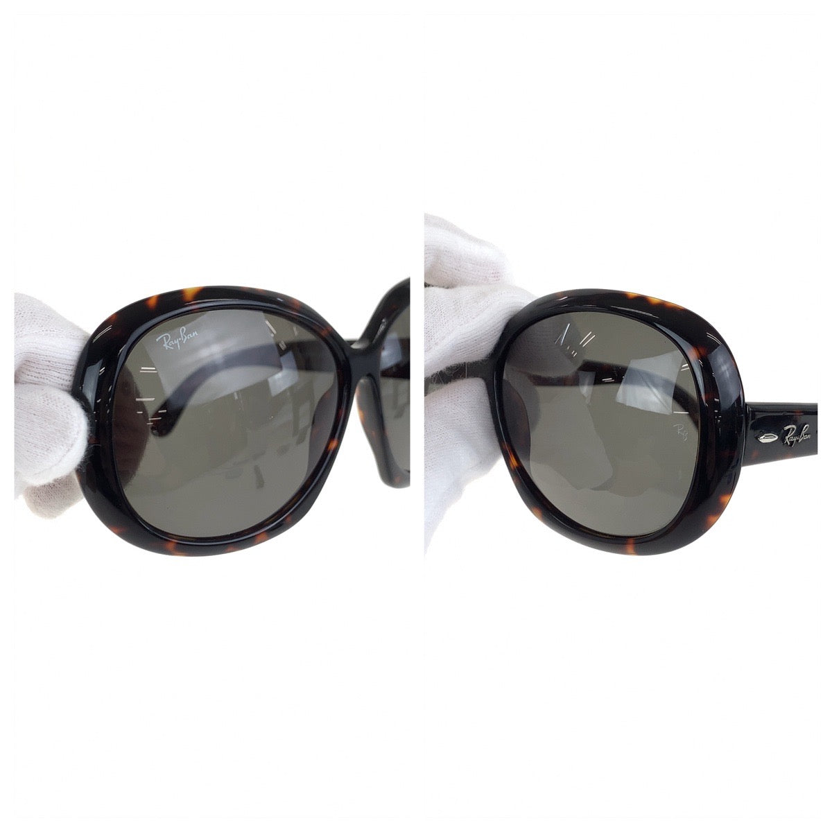 18573
Ray-Ban レイバン マーブル柄 ジャッキー ブラウン シルバー金具 プラスチック RB4098 JACKIE OHH II 710/71 3N サングラス 男女兼用 スクエア  レディース ABP10