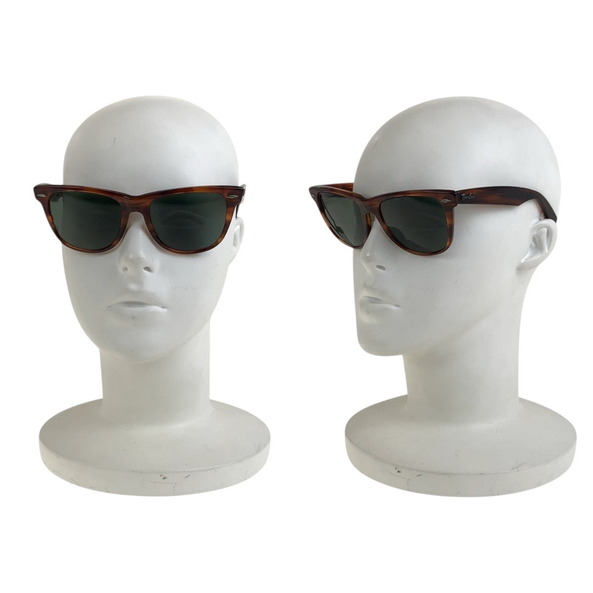 18574
Ray-Ban レイバン ヴィンテージ ボシュロム ウェイファーラー ブラウン シルバー金具 プラスチック サングラス 男女兼用 ウェリントン  メンズ AB12