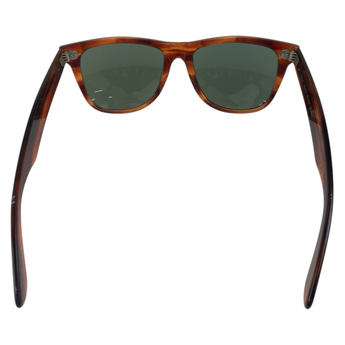 18574
Ray-Ban レイバン ヴィンテージ ボシュロム ウェイファーラー ブラウン シルバー金具 プラスチック サングラス 男女兼用 ウェリントン  メンズ AB12