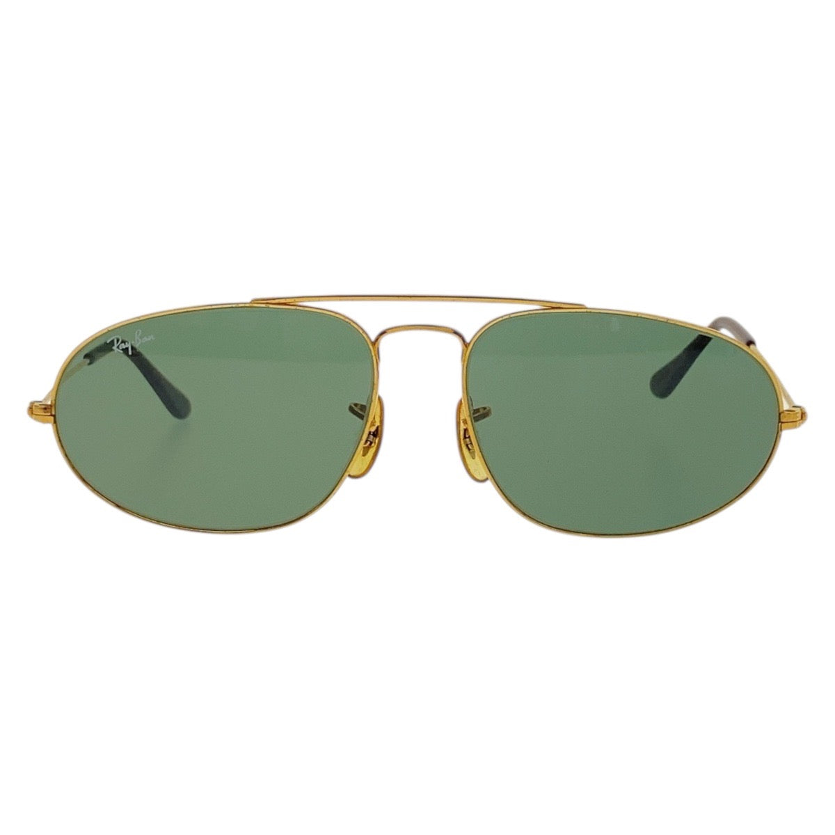 18575
Ray-Ban レイバン ヴィンテージ B&L RAY-BAN U.S.A グリーン ゴールド金具 ガラス / メタル W1507 WRBJ 58▫︎16 サングラス ティアドロップ  メンズ AB15