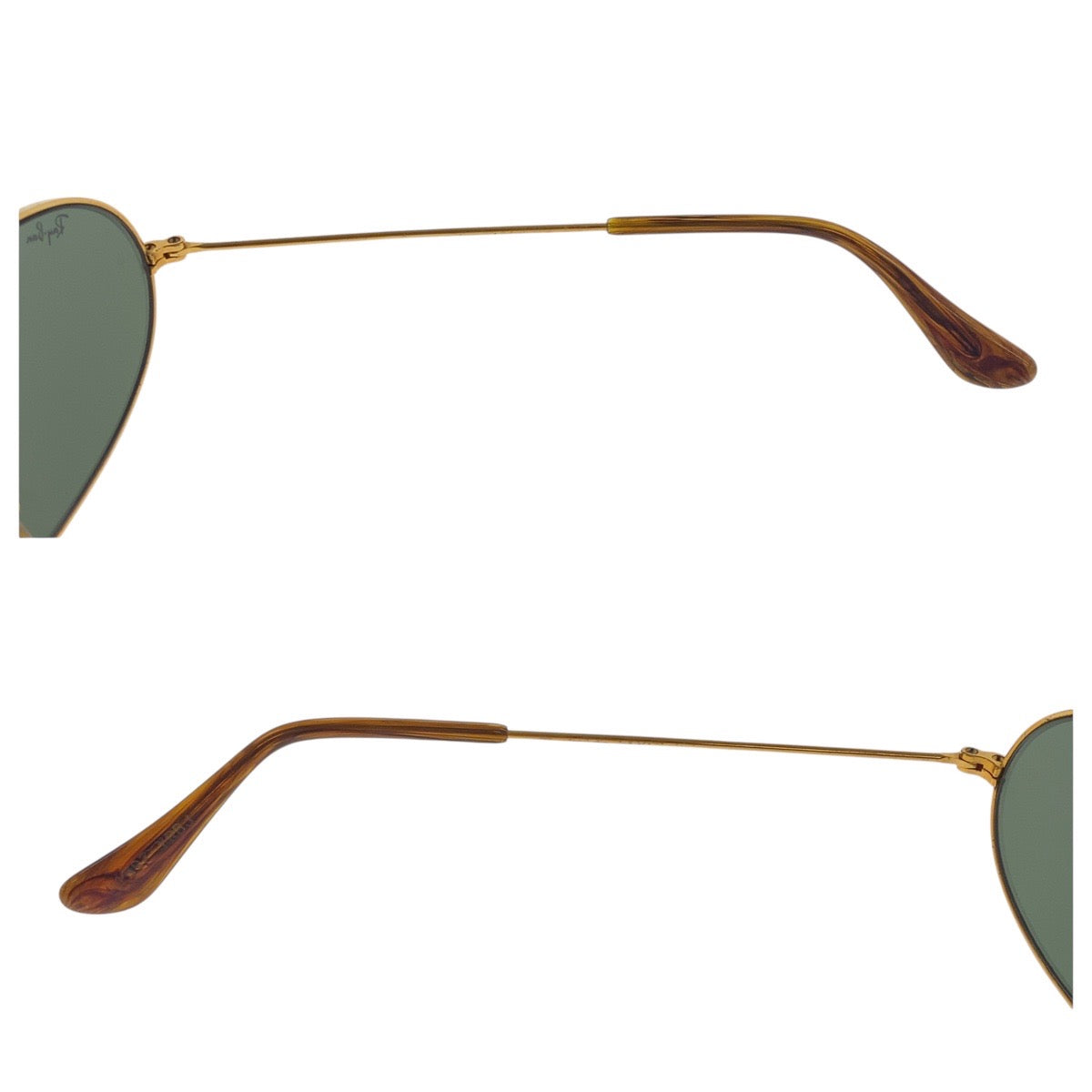 18575
Ray-Ban レイバン ヴィンテージ B&L RAY-BAN U.S.A グリーン ゴールド金具 ガラス / メタル W1507 WRBJ 58▫︎16 サングラス ティアドロップ  メンズ AB15