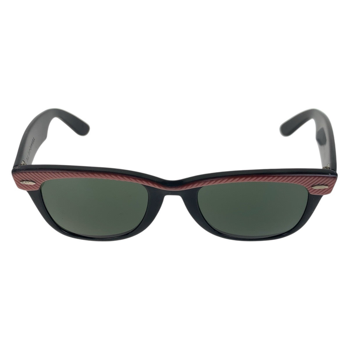 18576
Ray-Ban レイバン ヴィンテージ ボシュロム ウェイファーラー ピンク ブラック シルバー金具 プラスチック B&L 5022 サングラス 男女兼用 ウェリントン  メンズ AB14