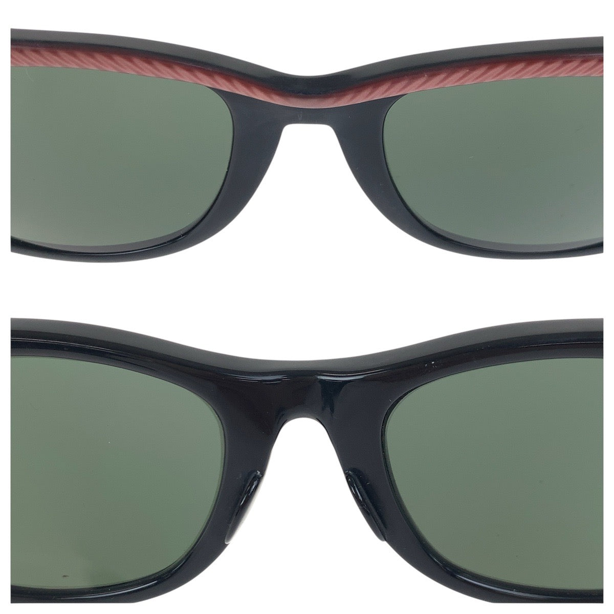 18576
Ray-Ban レイバン ヴィンテージ ボシュロム ウェイファーラー ピンク ブラック シルバー金具 プラスチック B&L 5022 サングラス 男女兼用 ウェリントン  メンズ AB14