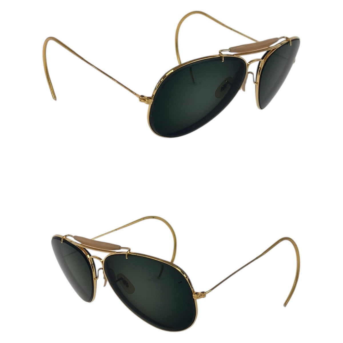 18578
Ray-Ban レイバン ヴィンテージ ボシュロム アビエーター ゴールド メタル 62□14 サングラス 男女兼用 ティアドロップ メンズ AB12