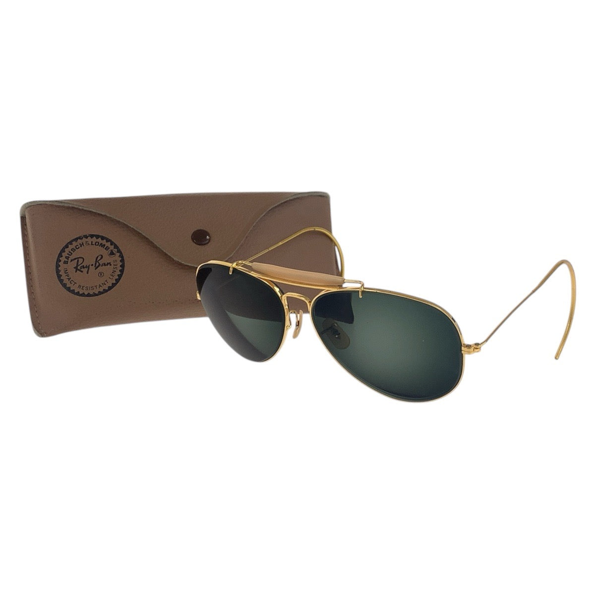 18578
Ray-Ban レイバン ヴィンテージ ボシュロム アビエーター ゴールド メタル 62□14 サングラス 男女兼用 ティアドロップ メンズ AB12