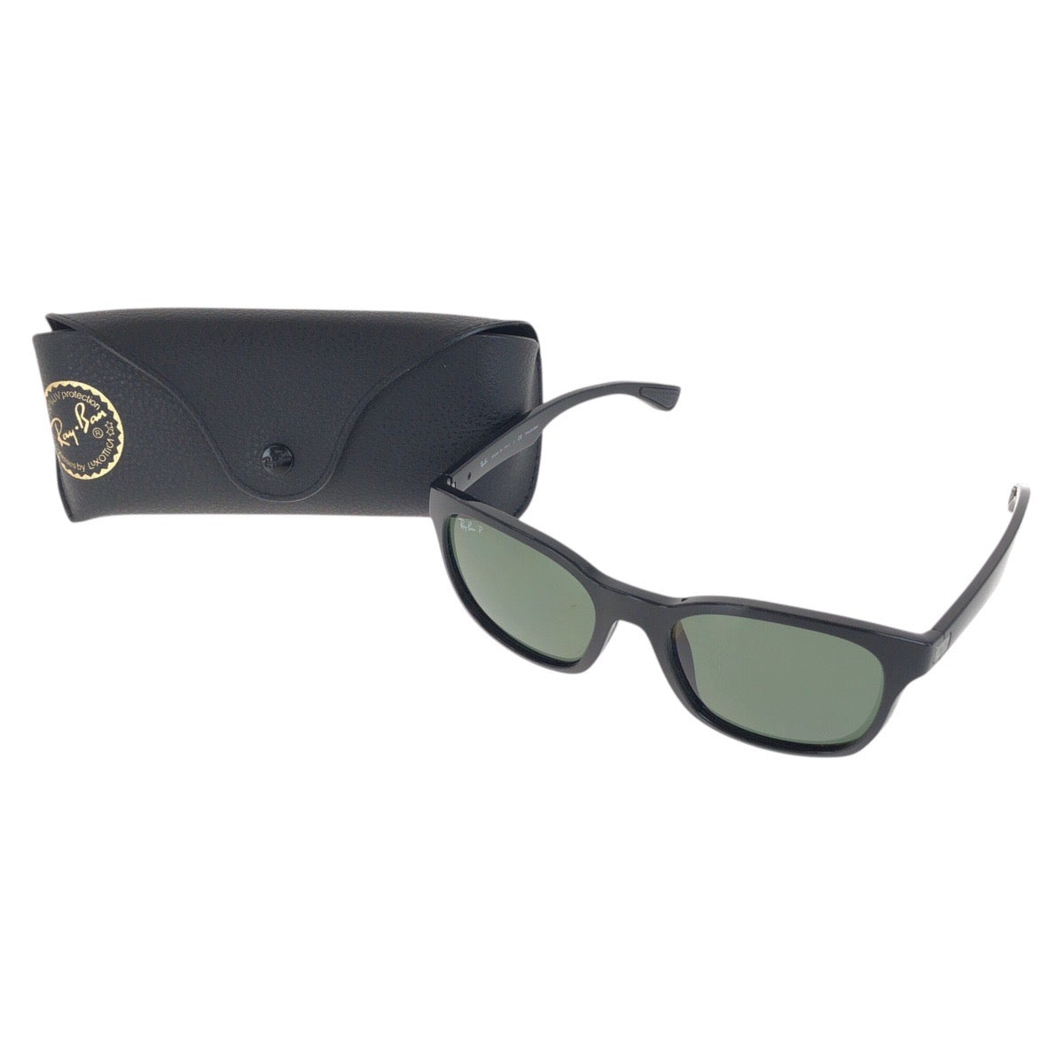 18579
Ray-Ban レイバン ウェイファーラー ブラック 黒 シルバー金具 プラスチック RB4197-F 601/9A 56◻︎20 3P サングラス 男女兼用 ウェリントン  メンズ A11