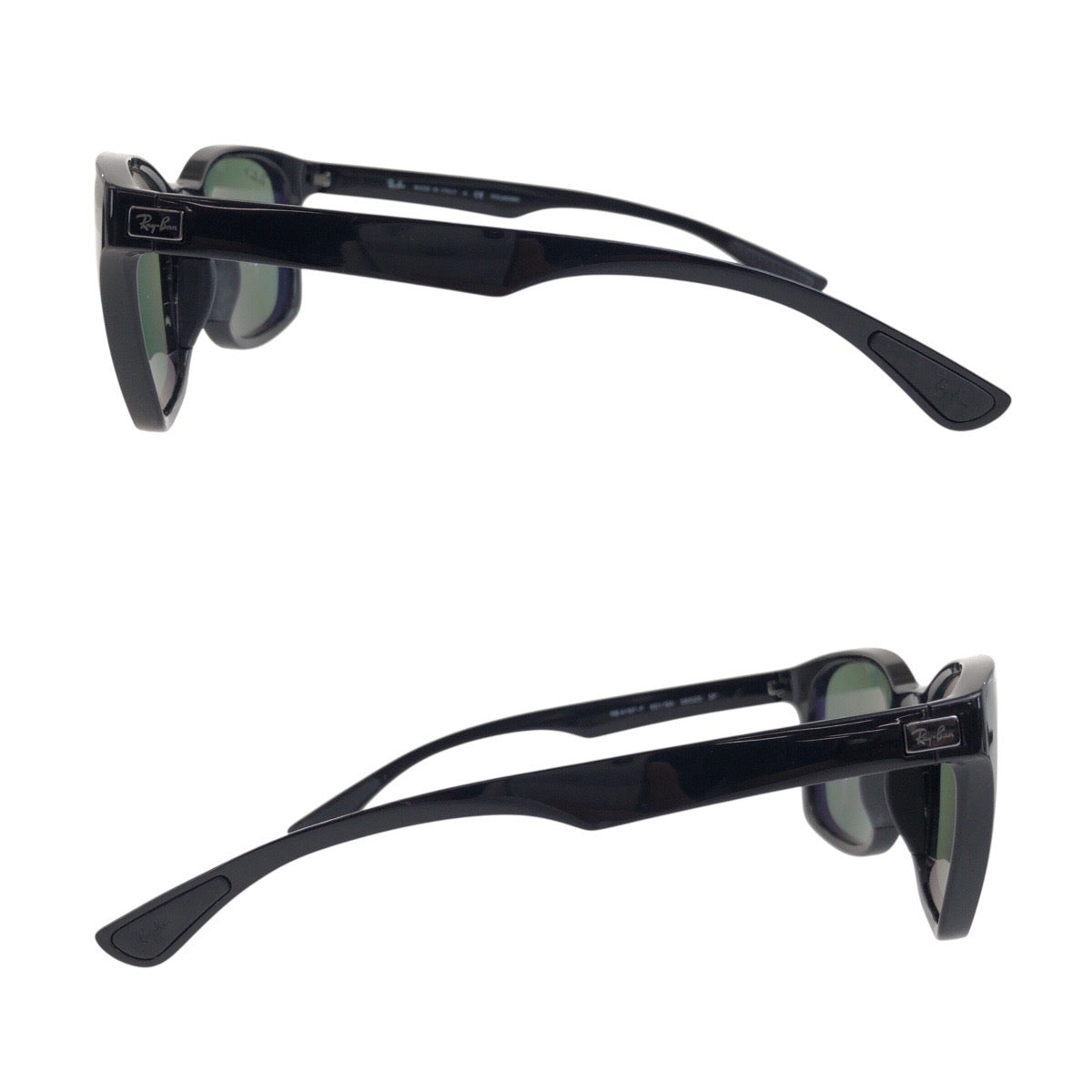 18579
Ray-Ban レイバン ウェイファーラー ブラック 黒 シルバー金具 プラスチック RB4197-F 601/9A 56◻︎20 3P サングラス 男女兼用 ウェリントン  メンズ A11