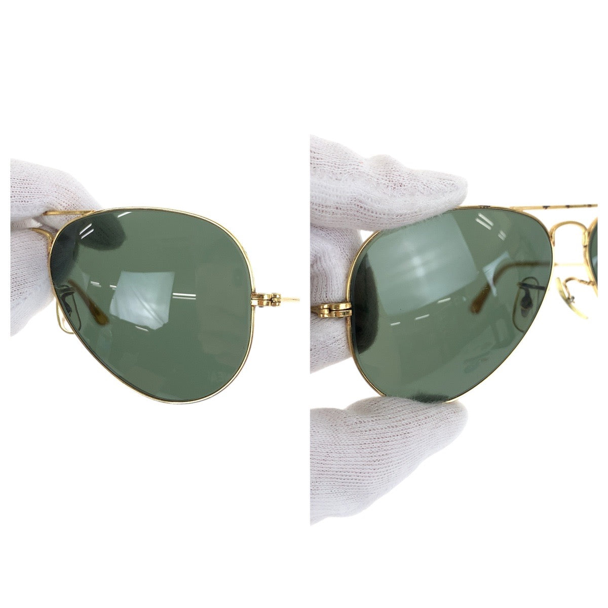 18580
Ray-Ban レイバン ヴィンテージ ボシュロム アビエーター ゴールド メタル 58◻︎14 サングラス 男女兼用 ティアドロップ  メンズ AB10