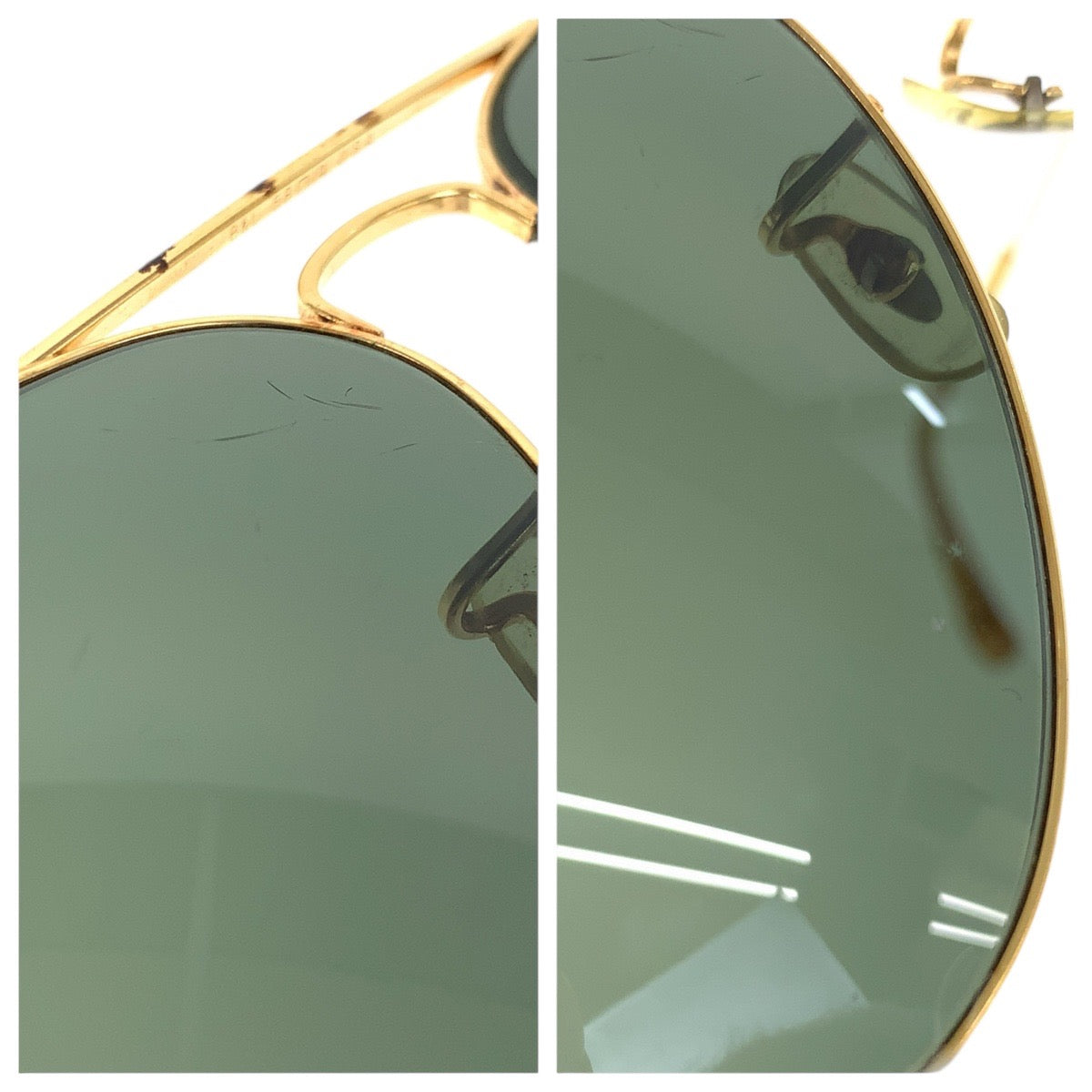 18580
Ray-Ban レイバン ヴィンテージ ボシュロム アビエーター ゴールド メタル 58◻︎14 サングラス 男女兼用 ティアドロップ  メンズ AB10