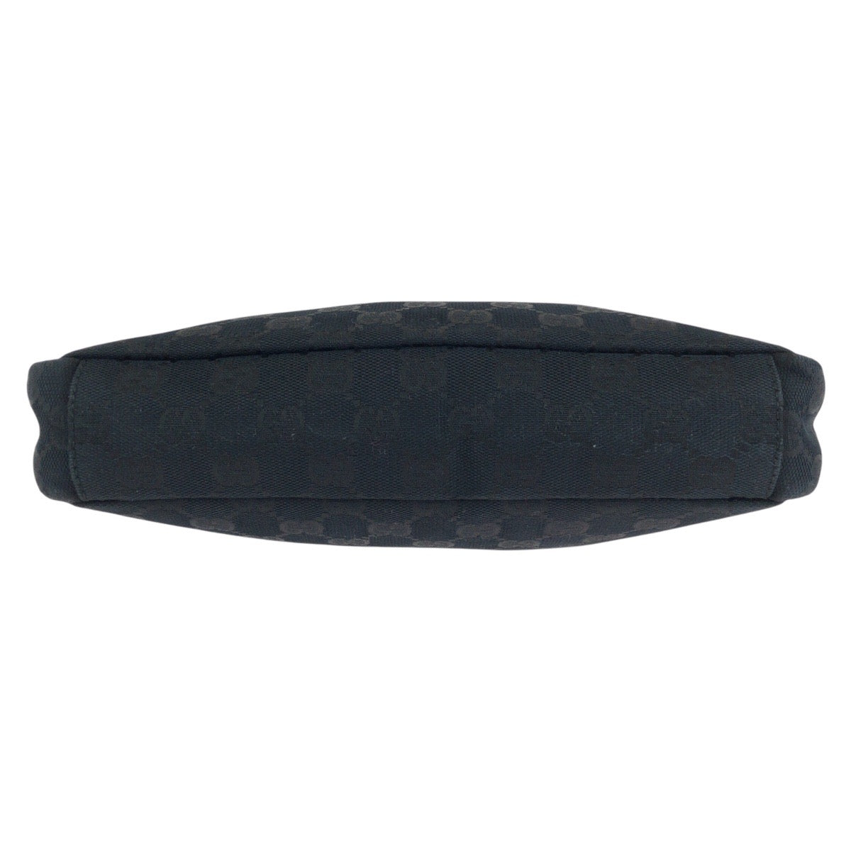 18587
GUCCI グッチ ブラック 黒 シルバー金具 GGキャンバス 019 0433 ショルダーバッグ ポシェット レディース A43