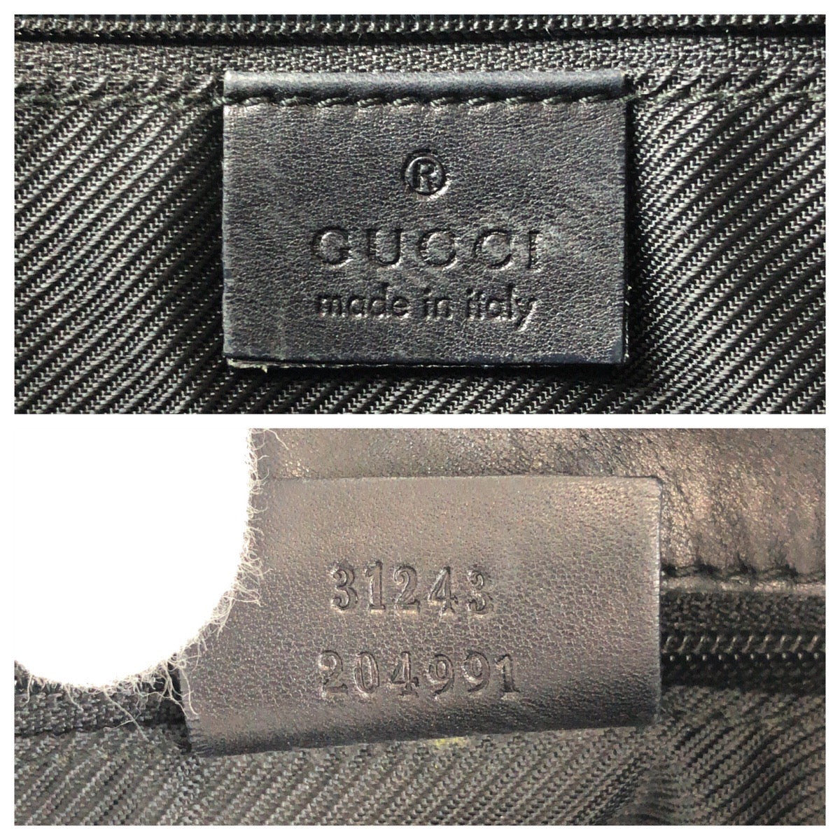 18590
GUCCI グッチ ブラック 黒 GGキャンバス / レザー 31243 トートバッグ ショルダーバッグ  レディース ABP39