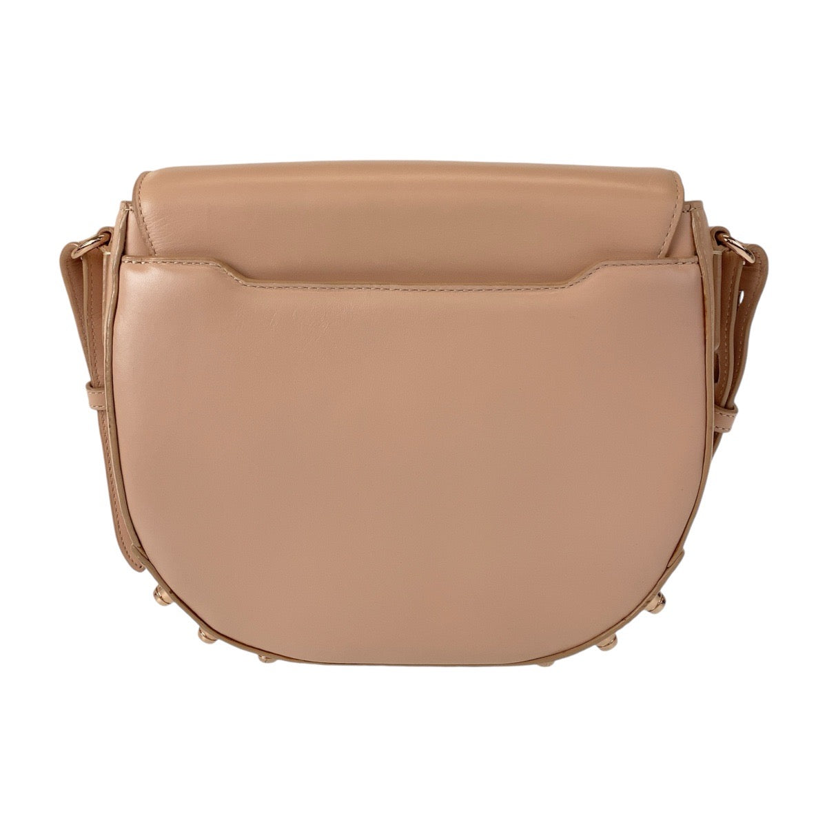 18591
Alexander Wang アレキサンダーワン スタッズ ピンク ゴールド金具 レザー ショルダーバッグ ポシェット レディース ABP41