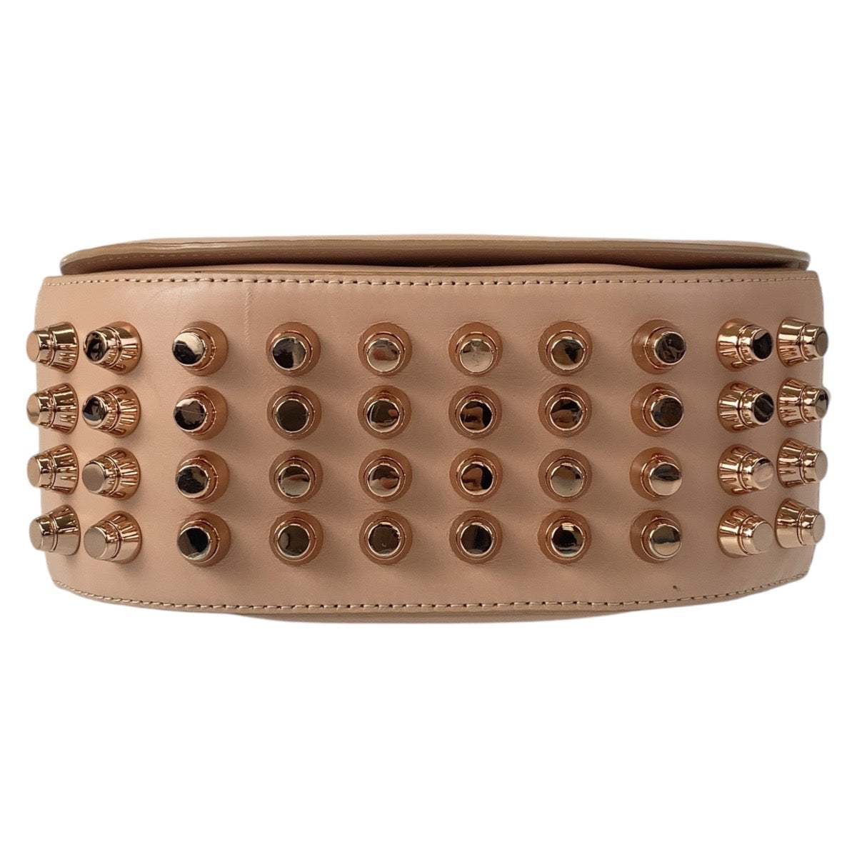 18591
Alexander Wang アレキサンダーワン スタッズ ピンク ゴールド金具 レザー ショルダーバッグ ポシェット レディース ABP41