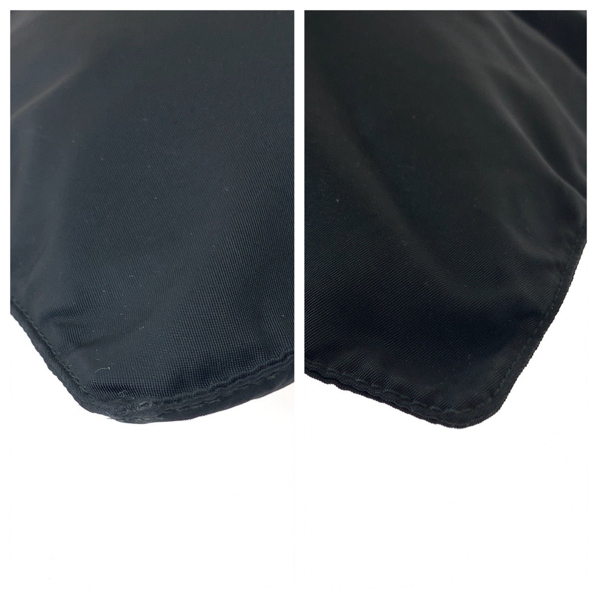 18594
PRADA プラダ テスート 三角ロゴプレート ブラック シルバー金具 ナイロン VA0053 ショルダーバッグ ポシェット  レディース ABP39