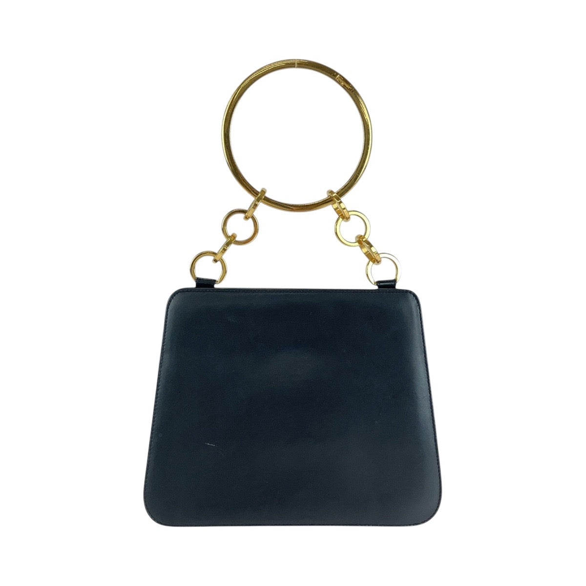 18600
Salvatore Ferragamo サルヴァトーレフェラガモ ヴィンテージ ガンチーニ ブラック 黒 ゴールド金具 レザー ハンドバッグ パーティバッグ バニティバッグ  レディース AB48