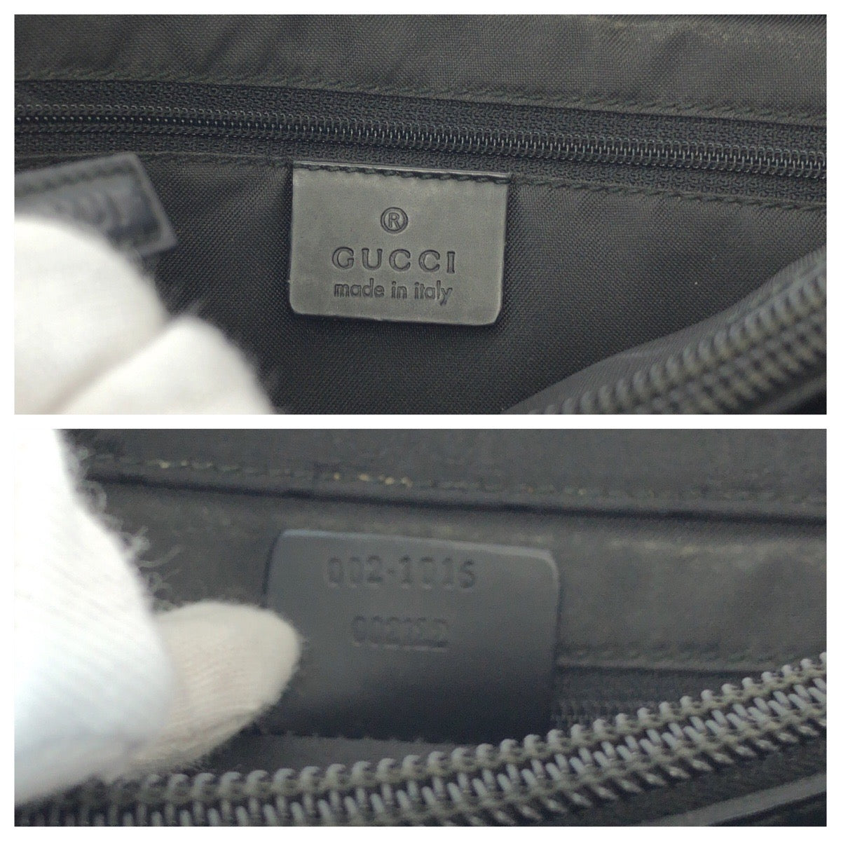 18605
GUCCI グッチ バンブー ブラック 黒 シルバー金具 GGキャンバス 002 1015 トートバッグ ハンドバッグ  レディース ABP39