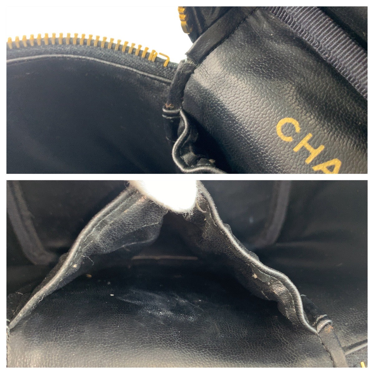 18609
CHANEL シャネル ココマーク ブラック 黒 ゴールド金具 キャビアスキン ハンドバッグ バニティバッグ  レディース ABP60