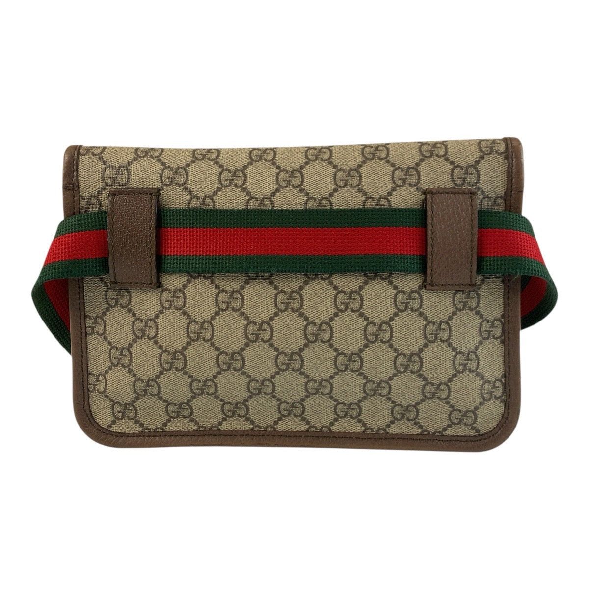 18615
GUCCI グッチ シェリーライン ネオヴィンテージ ベージュ ブラウン ゴールド金具 GGスプリームキャンバス / レザー 493930 ボディバッグ ウエストバッグ  メンズ AB60