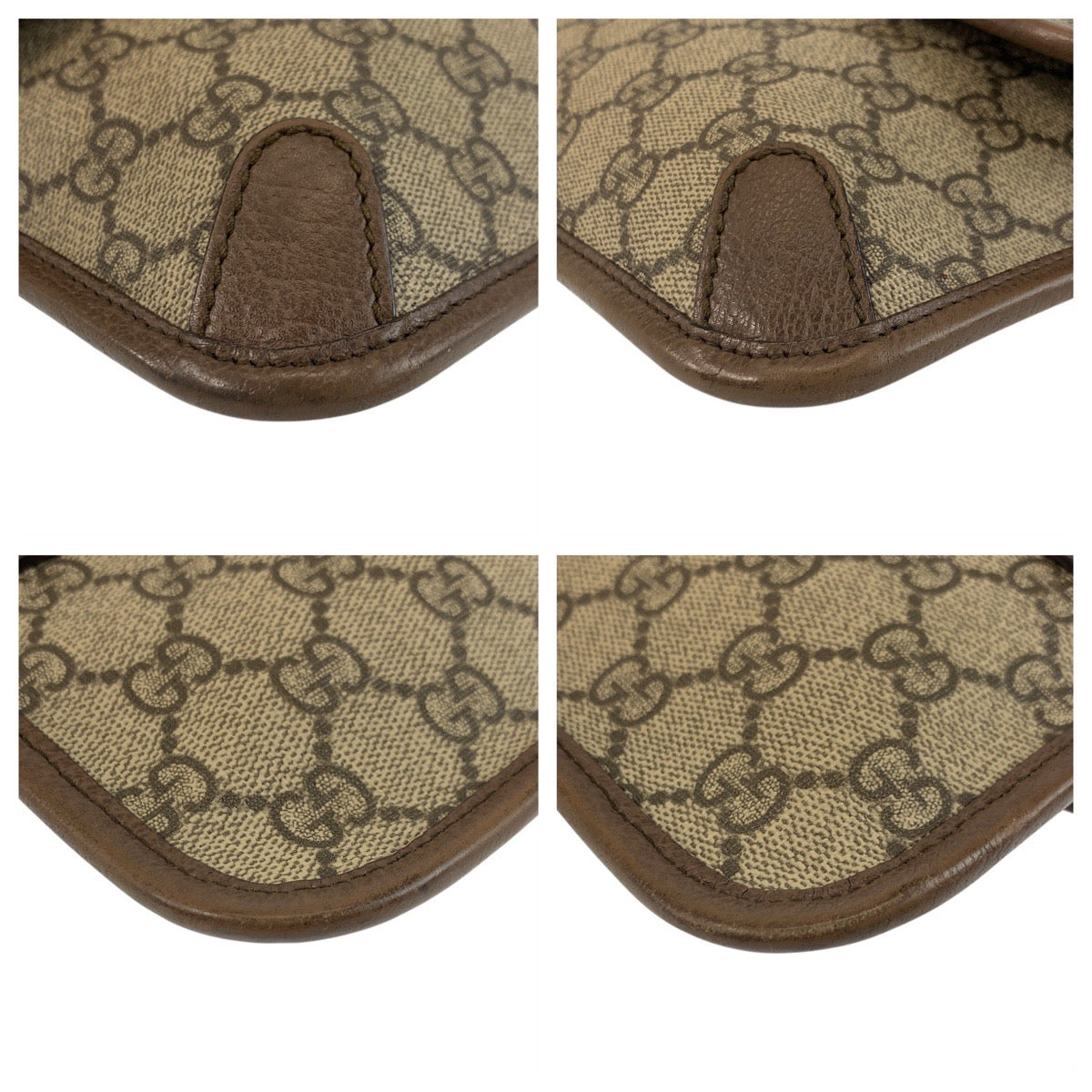 18615
GUCCI グッチ シェリーライン ネオヴィンテージ ベージュ ブラウン ゴールド金具 GGスプリームキャンバス / レザー 493930 ボディバッグ ウエストバッグ  メンズ AB60