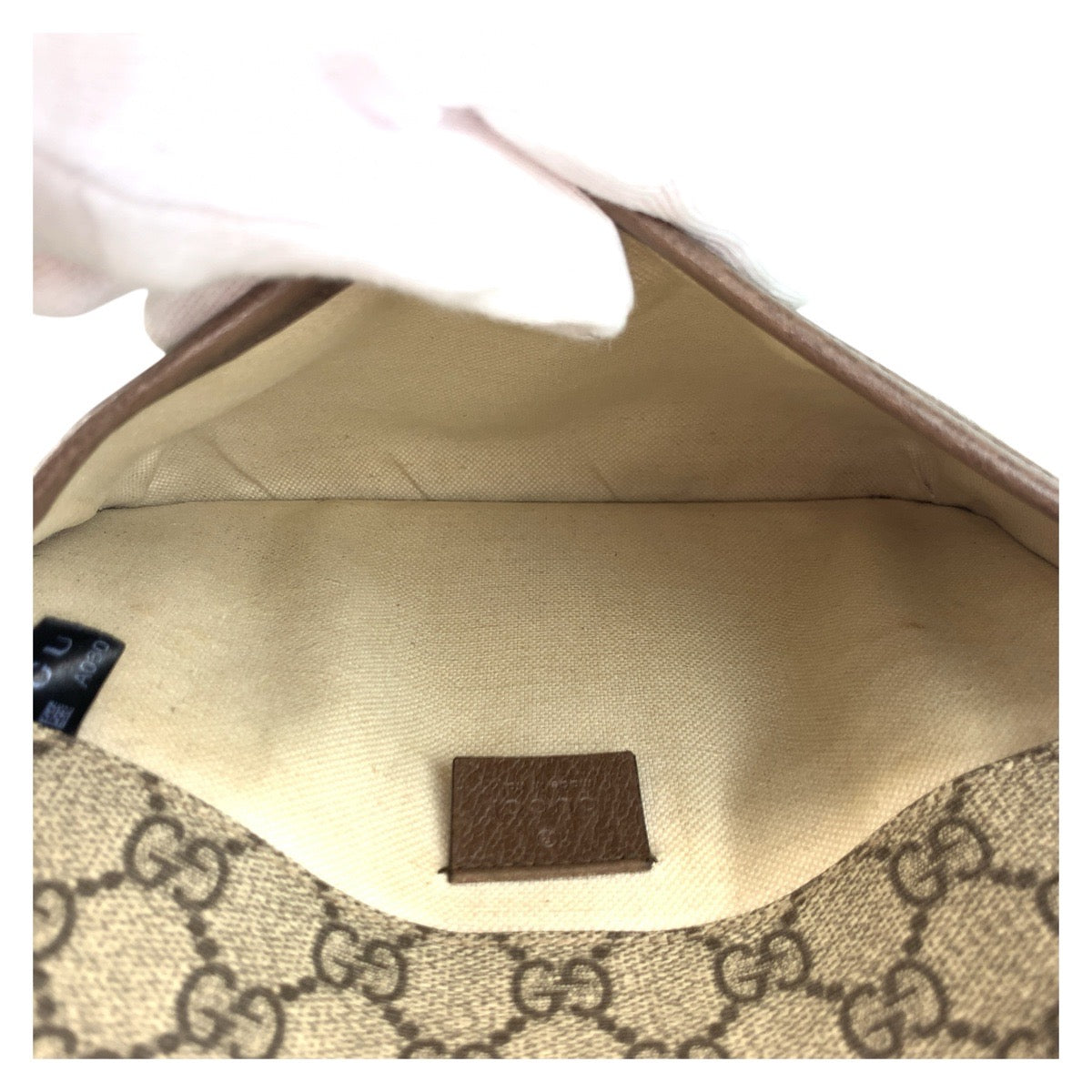 18615
GUCCI グッチ シェリーライン ネオヴィンテージ ベージュ ブラウン ゴールド金具 GGスプリームキャンバス / レザー 493930 ボディバッグ ウエストバッグ  メンズ AB60