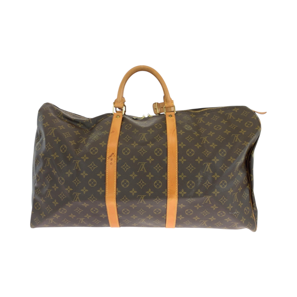 18612
LOUIS VUITTON ルイヴィトン モノグラム キーポル60 男女兼用 ブラウン ゴールド金具 PVC M41422 ボストンバッグ ハンドバッグ レディース AB63