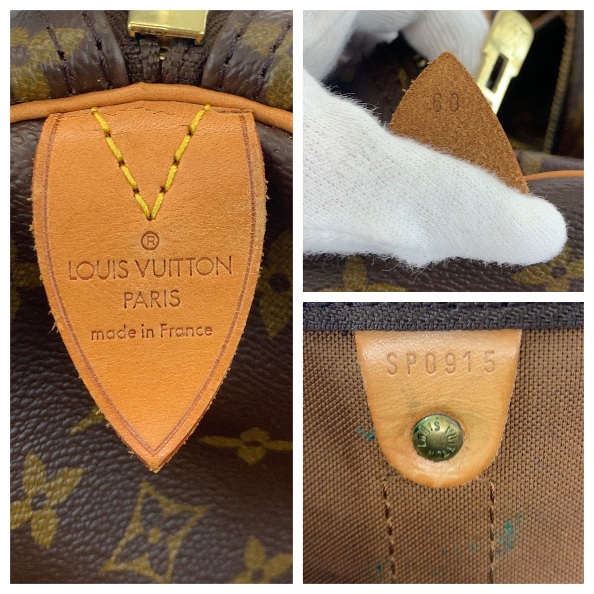 18612
LOUIS VUITTON ルイヴィトン モノグラム キーポル60 男女兼用 ブラウン ゴールド金具 PVC M41422 ボストンバッグ ハンドバッグ レディース AB63