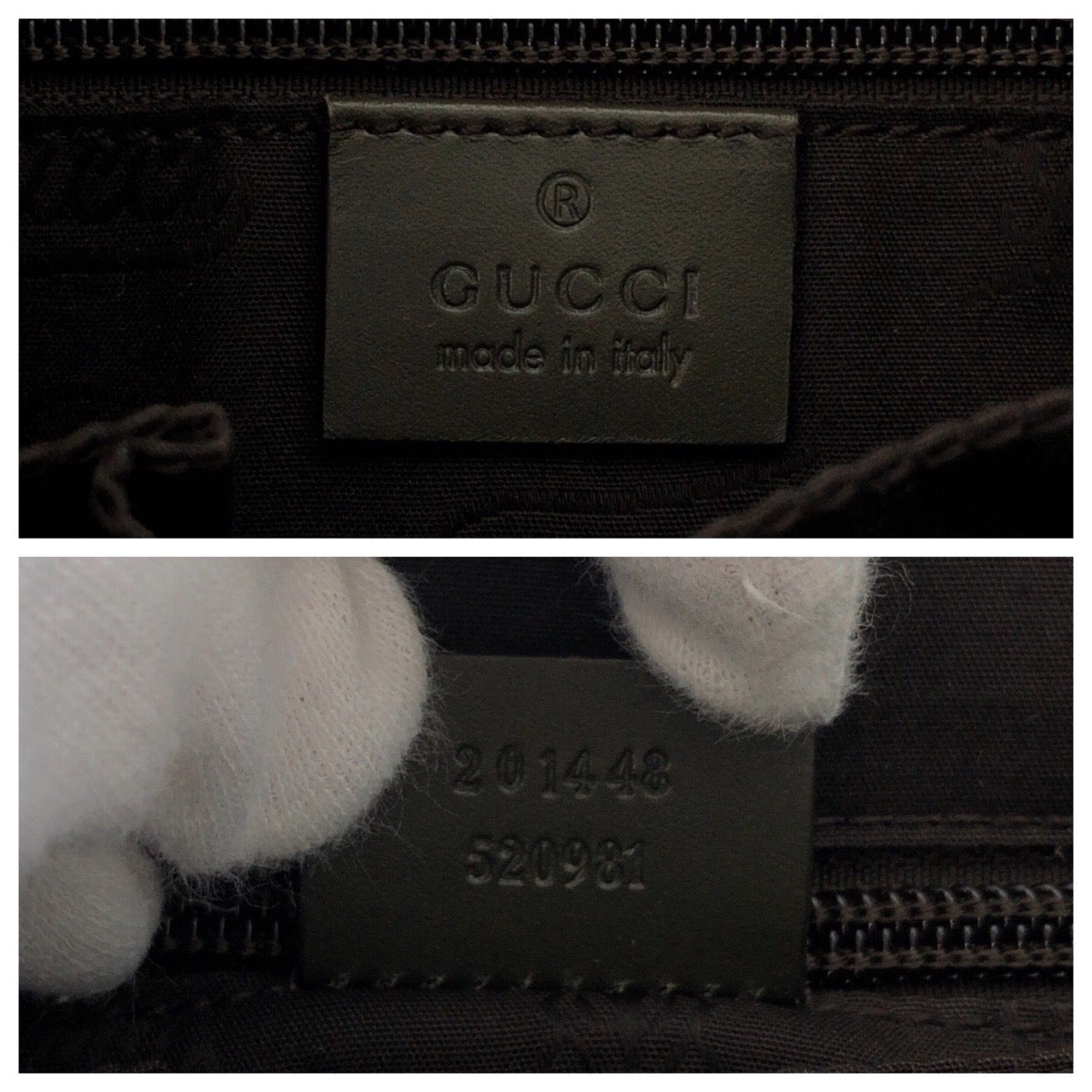 18620
GUCCI グッチ GGインプリメ カーキ シルバー金具 レザー / PVC 201448 ショルダーバッグ メッセンジャーバッグ メンズ A58